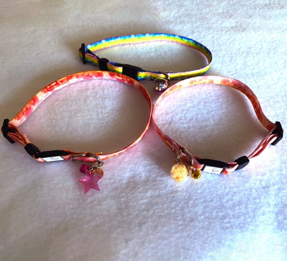 Custom Pancake Print Pet Collars & Matching Star Charms Sets Etsy