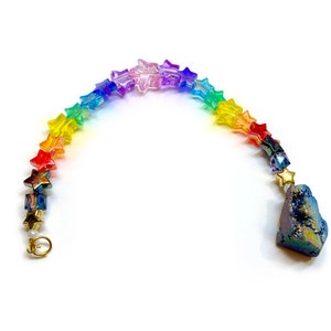 8.5&quot; Rainbow Geode Suncatcher