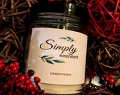 Peppermint Essential Oil Beeswax Candle