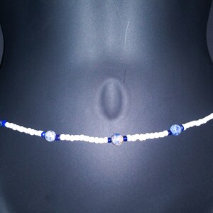 Waist Beads with Natural Sodalite Stones