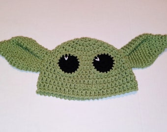 Crochet Baby Alien Beanie - PATTERN ONLY