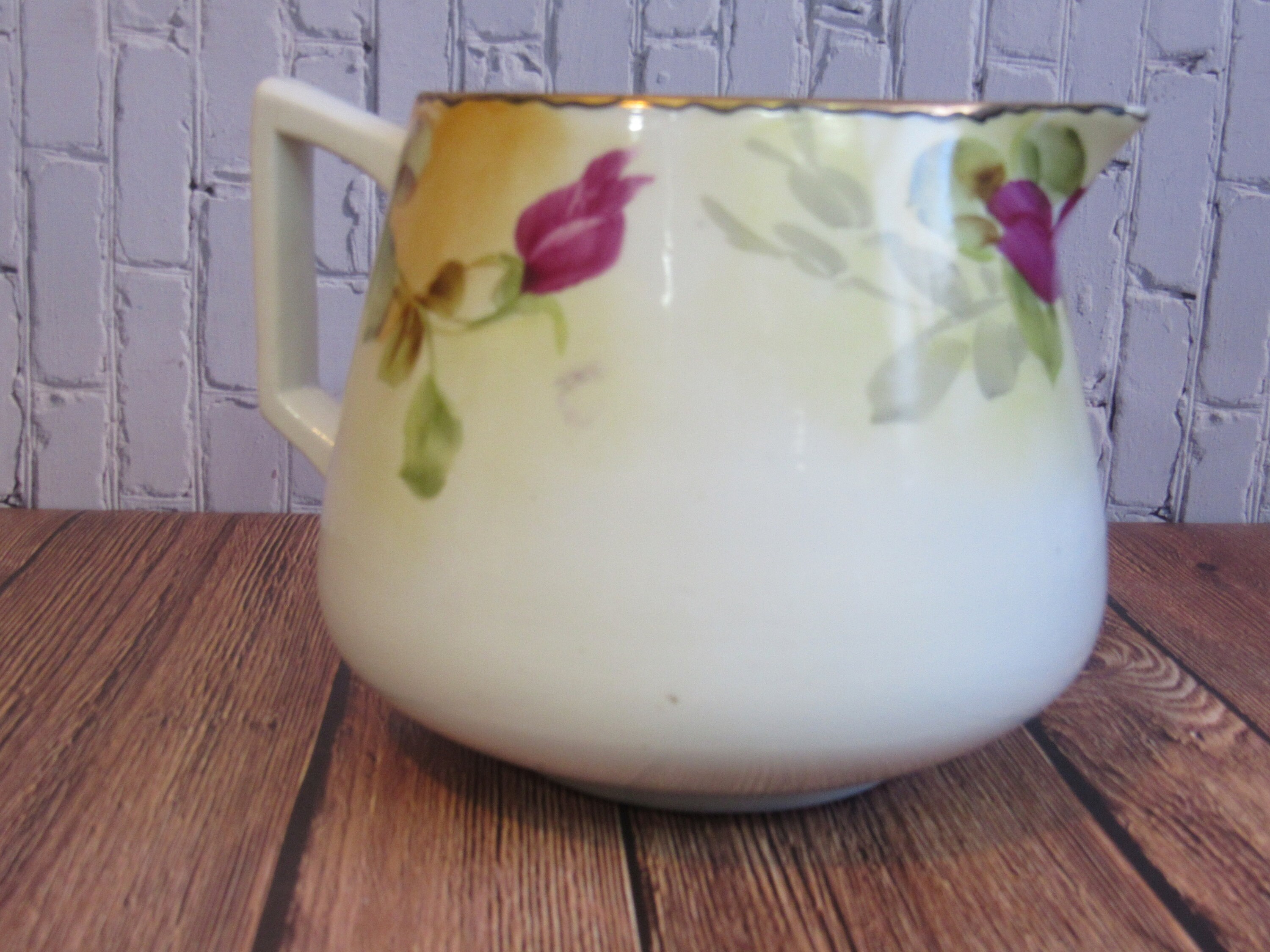 Vintage Nippon Hand Painted Pitcher Mid-Century Ceramic | Etsy