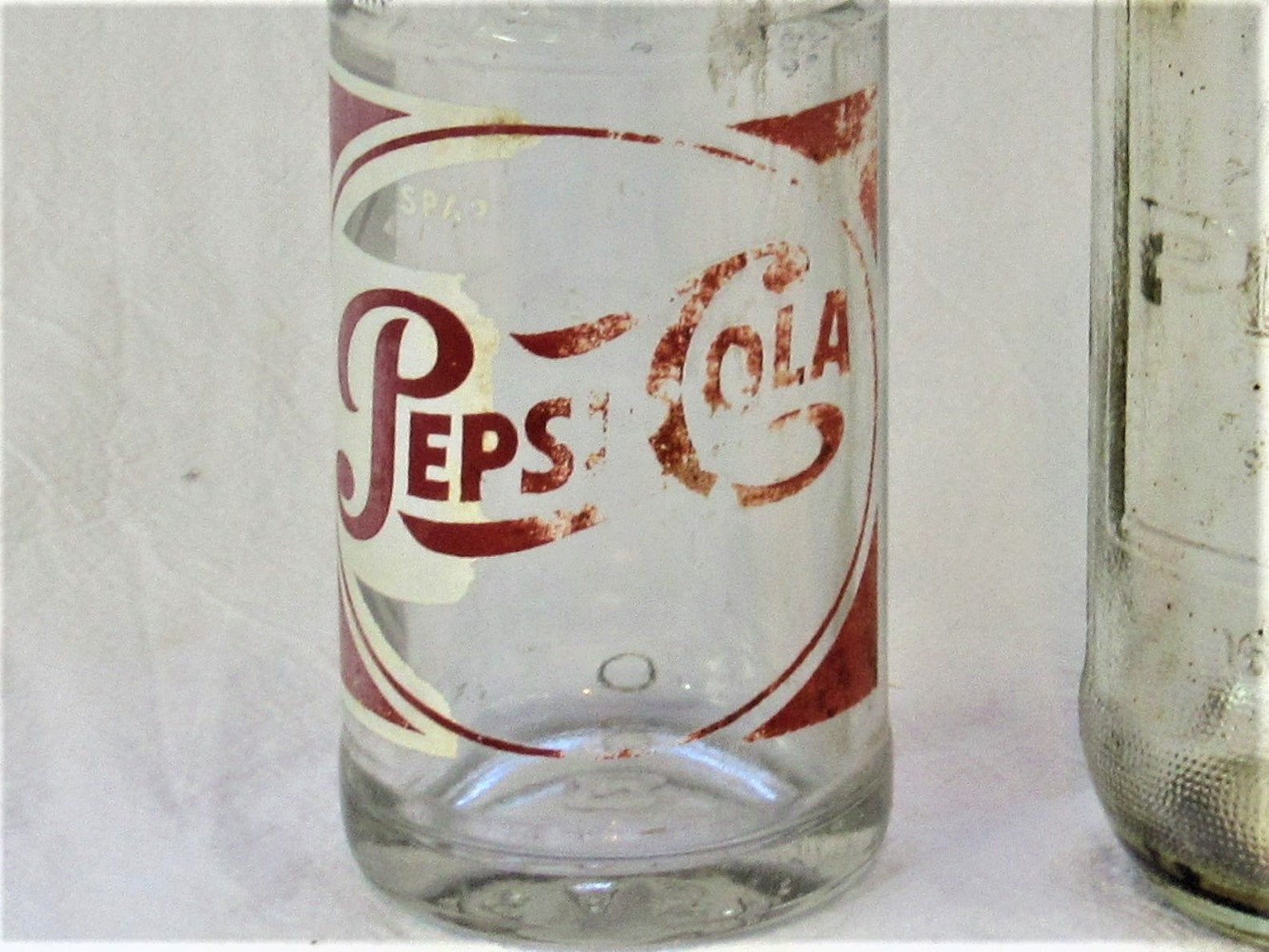 Two Old Pepsi Cola Bottles 2 Vintage 1950's 1960's Etsy