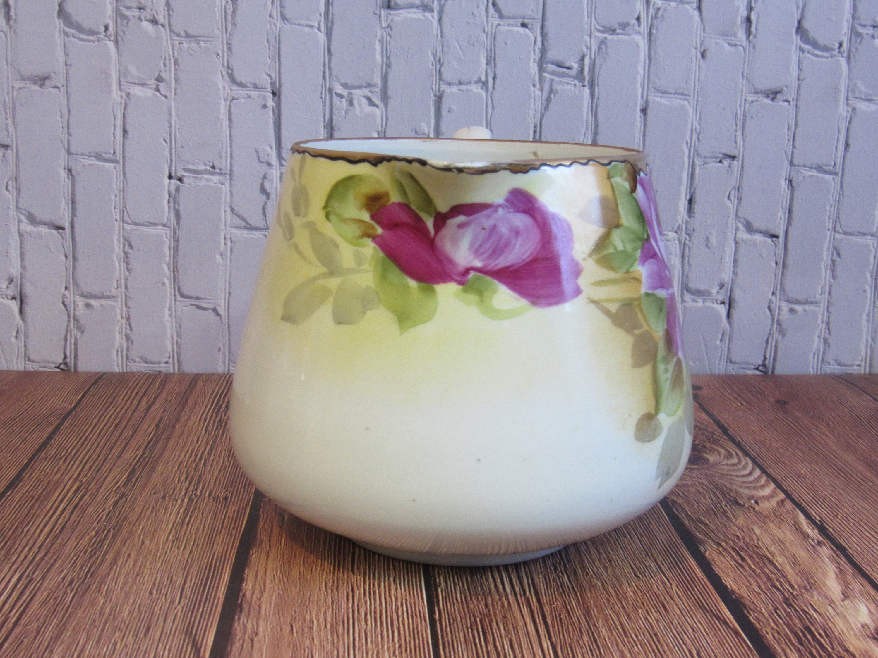 Vintage Nippon Hand Painted Pitcher Mid-Century Ceramic | Etsy