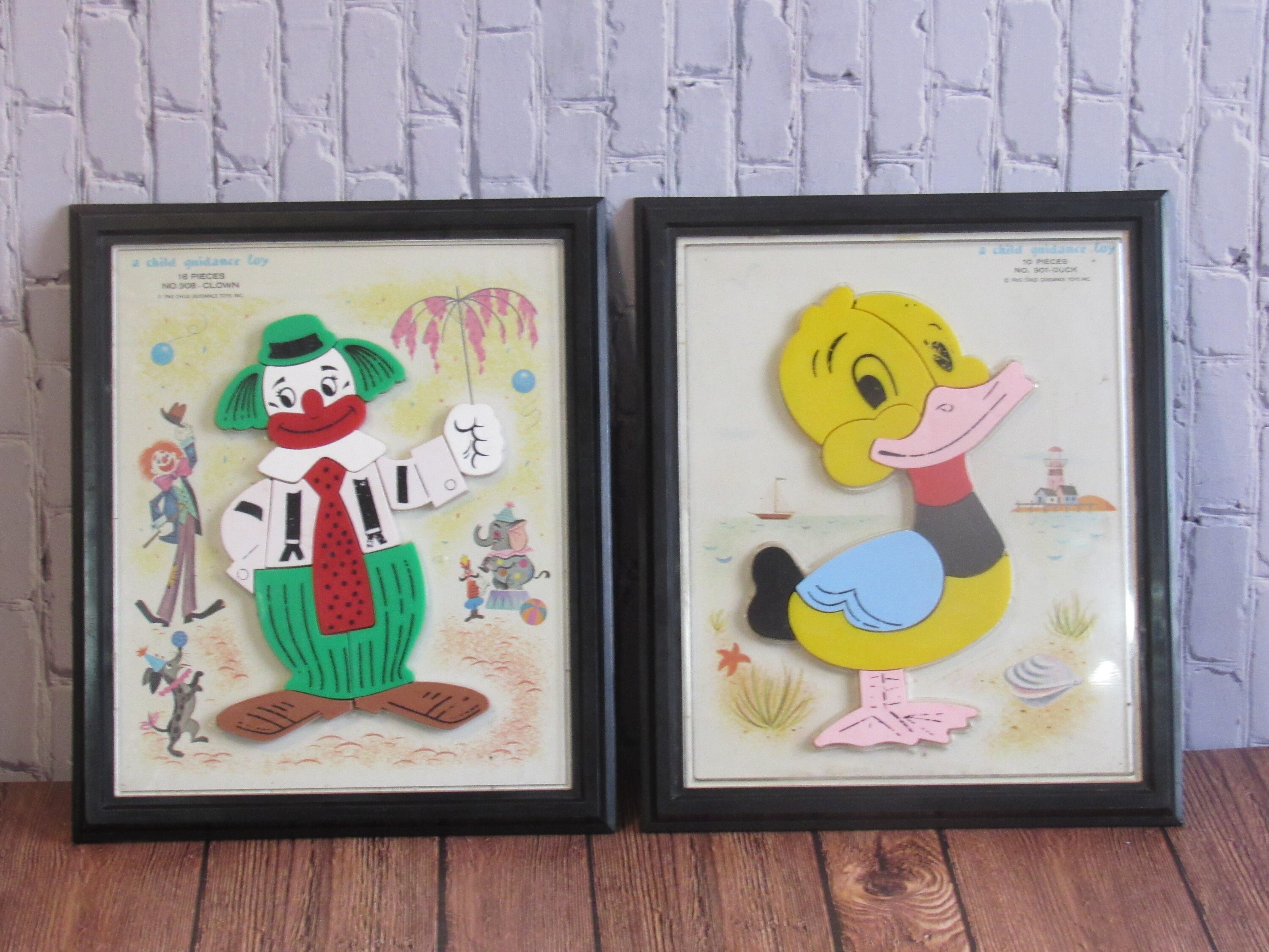 2 Vintage 1962 A Child Guidance Toys Inc. Plastic and Metal Etsy