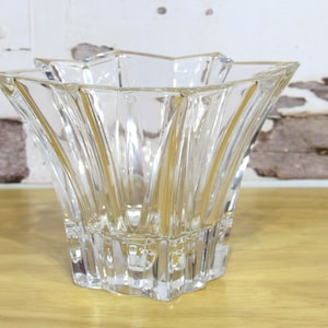 Mikasa Japan Starlite 5&quot; Votive Candle Holder WX225 / 608 Clear Star Starlight