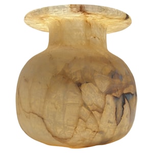 Museum Replica Beautiful Egyptian Hand Carved Alabaster Vase 8 x 8 inches