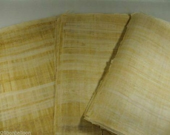 20 Blank Egyptian Papyrus Sheets for Art Projects and Schools 13x17in (33 x 43 cm)