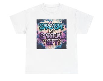 Sarcasmo: Mi camiseta unisex espiritual, camiseta gráfica divertida, camiseta sarcástica, camiseta humorística, regalo para él/ella, Gildan 5000