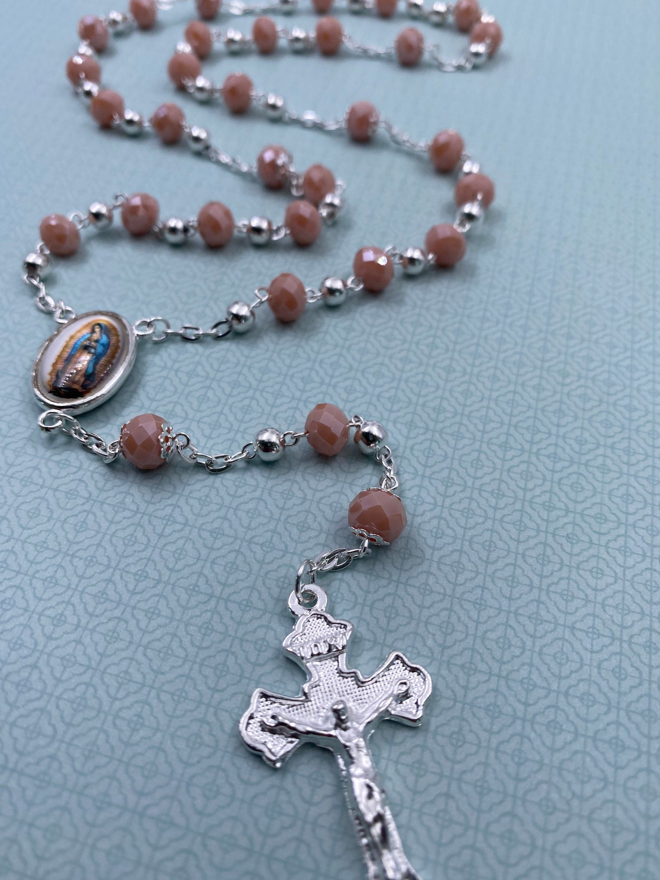 Guadalupe Rosary Necklace 18 
