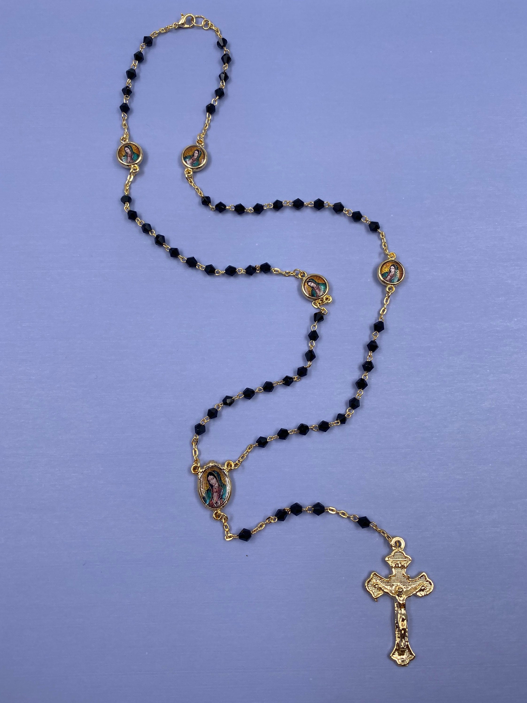 ★関税/送料込★VIVASTUDIO★BLACK DIAMOND ROSARY NECKLACE fancy-black-diamond-