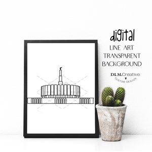 Provo Utah Temple Line Drawing LDS Temple Temple Clip Art Temple Embroidery Temple Coloring Page Temple Sealing Insert