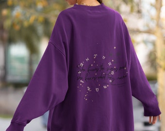 Stargazer Quote Crewneck Sweatshirt