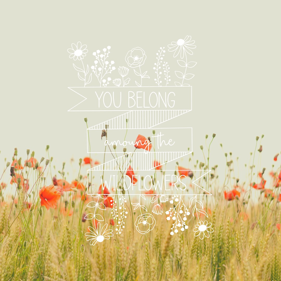 Wildflowers Song Poster Etsy