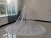 Sequined Lace Veil White Cathedral Wedding Veil Ivory Tulle Lace Veil Gorgeous Lace Wedding Veil Cathedral Length Veil