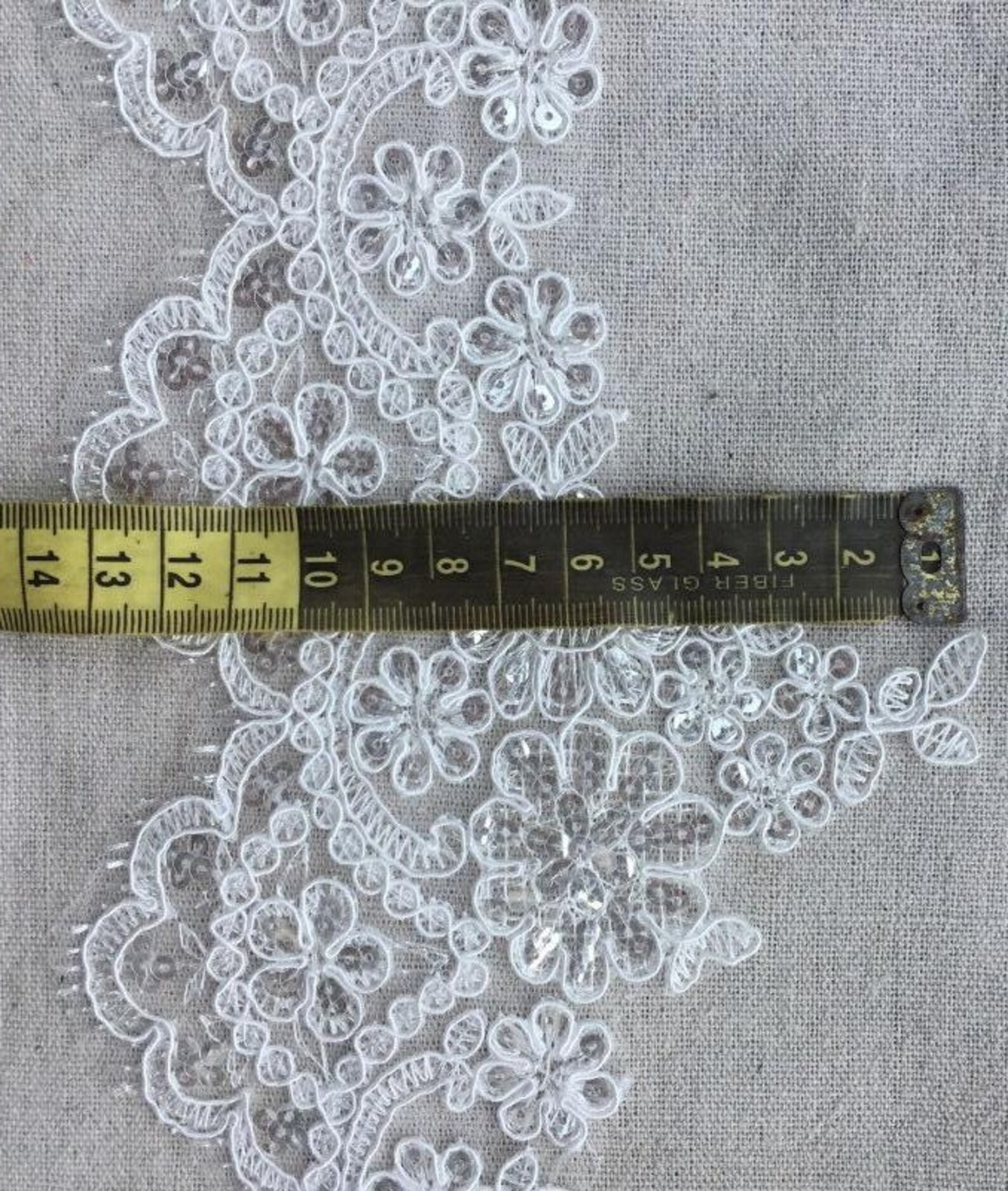 sequin lace trim