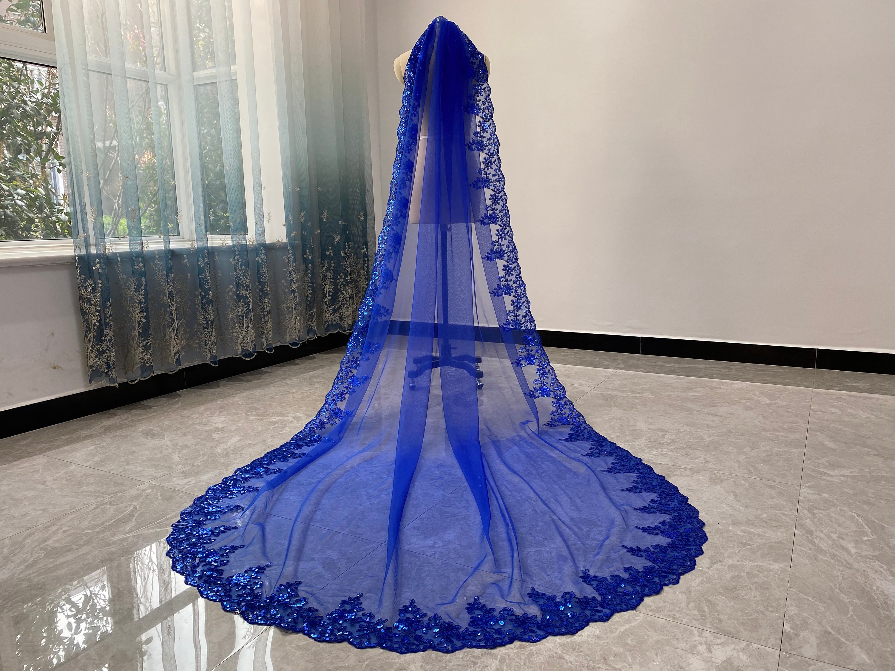 Royal Blue Wedding Dress - Etsy