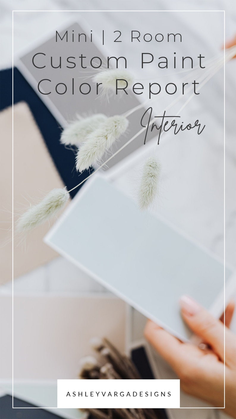 Mini Custom Color Report Online Color Consultation Edesign Etsy