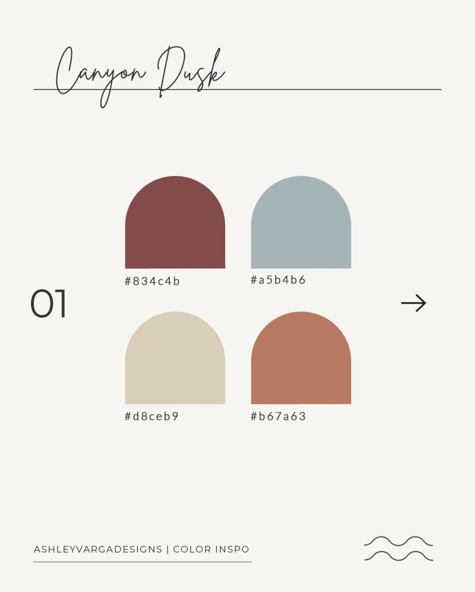 Dusty Red Color Palette Inspiration Home Interior Graphic Etsy
