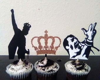 Freddie Mercury Cake Topper Queen Rock Band Freddie Mercury Etsy