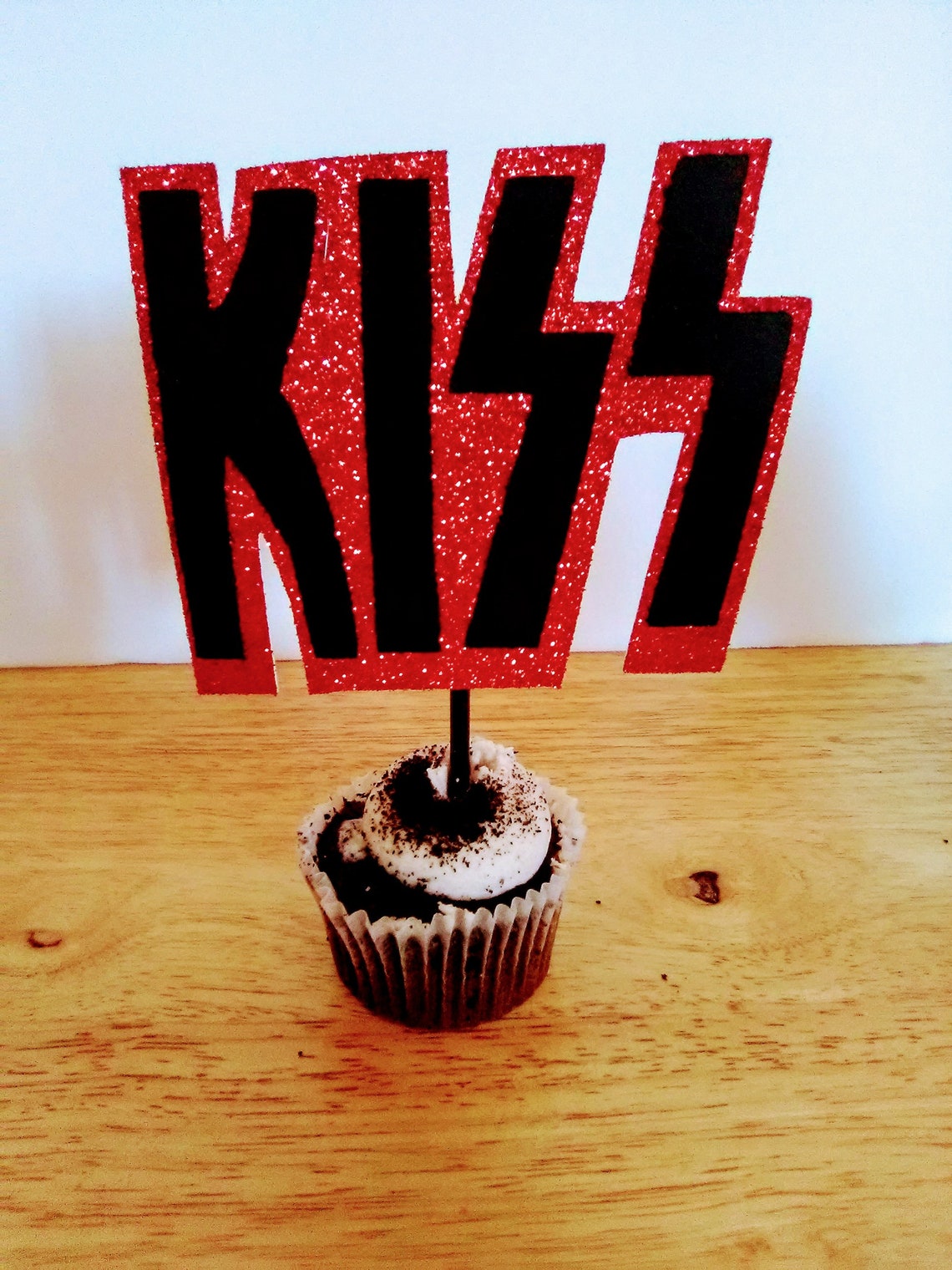 Kiss Band Cupcake Toppers Kiss Party Decoration Kiss Rock Etsy