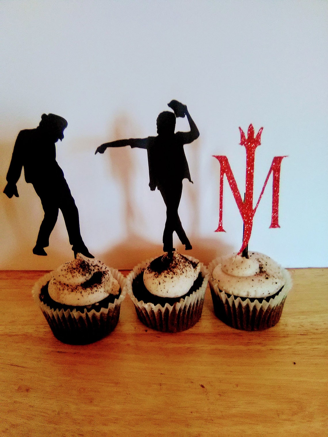 Michael Jackson Cupcake Toppers MJ Party Decoration Michael Etsy