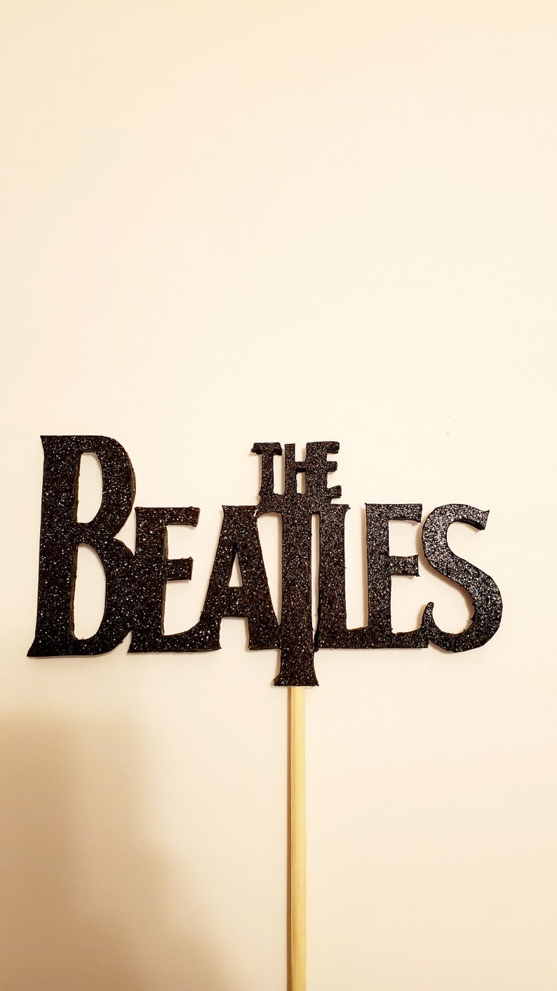 The Beatles Cake Topper The Beatles Party Decorations cake Etsy