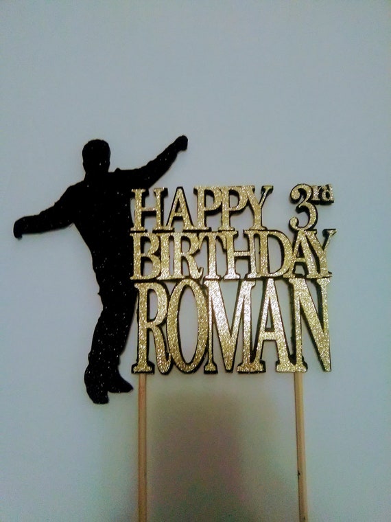 Bruno Mars Happy Birthday Cake Topper Bruno Mars Party | Etsy