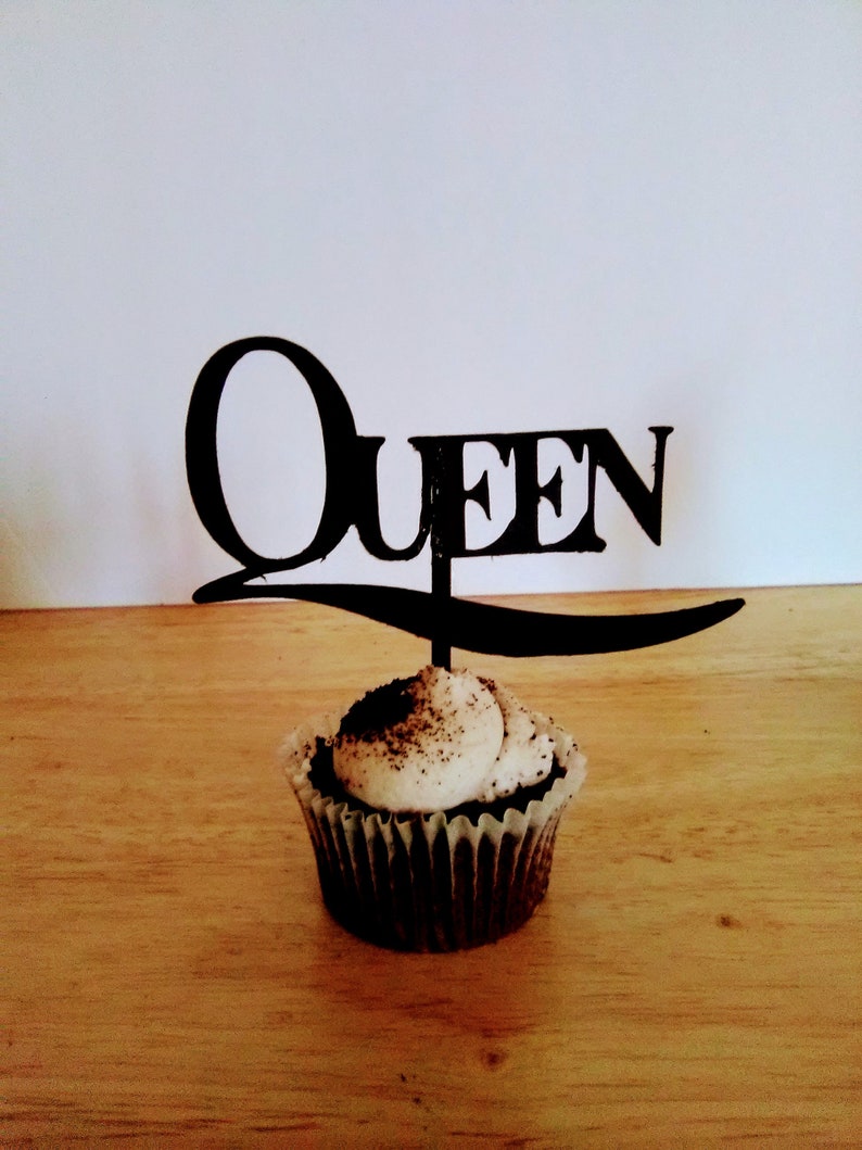 Freddie Mercury Queen Cupcake Toppers Queen Party Etsy