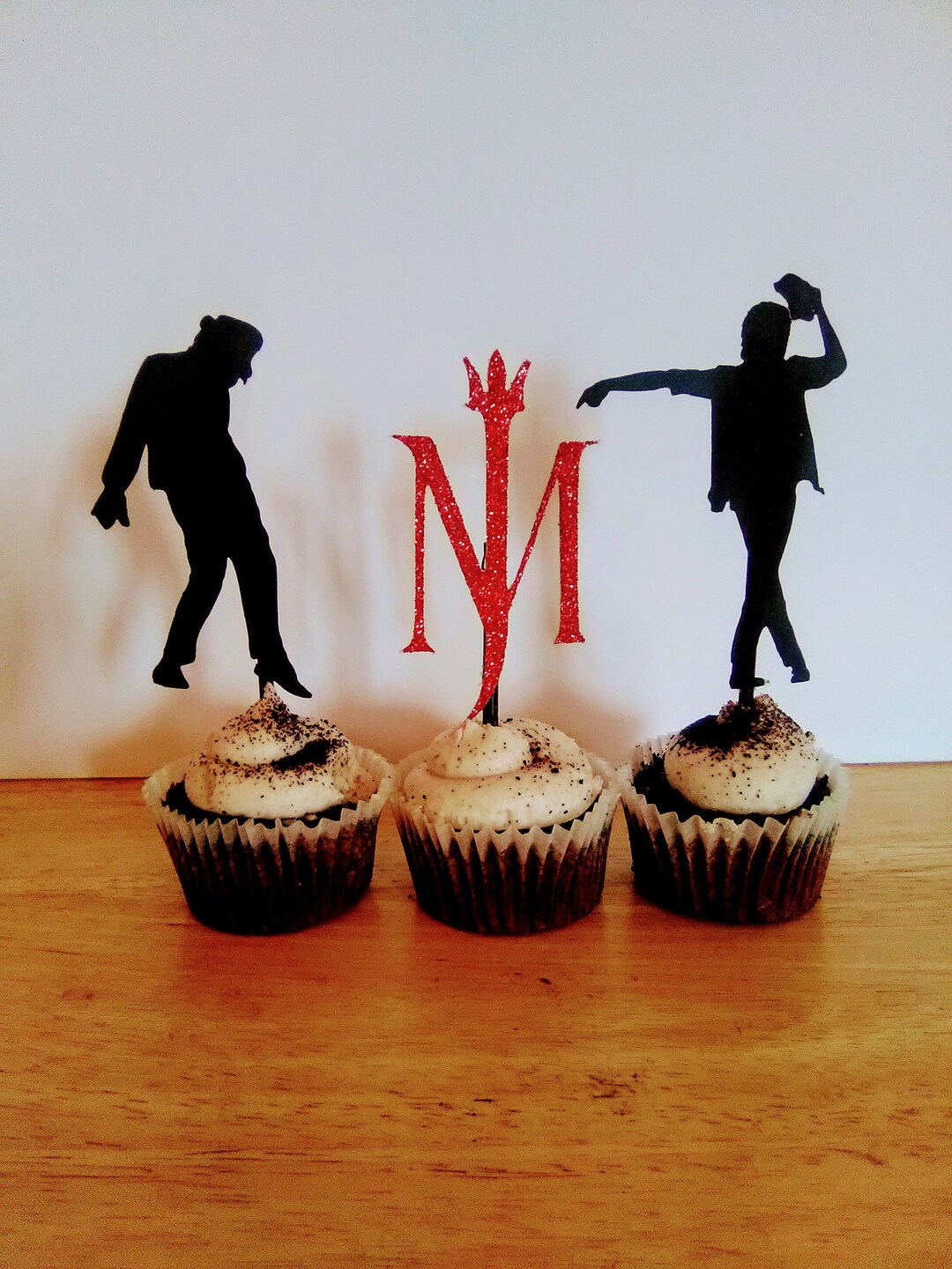 Michael Jackson Cupcake Toppers, MJ Party Decoration, Michael Jackson