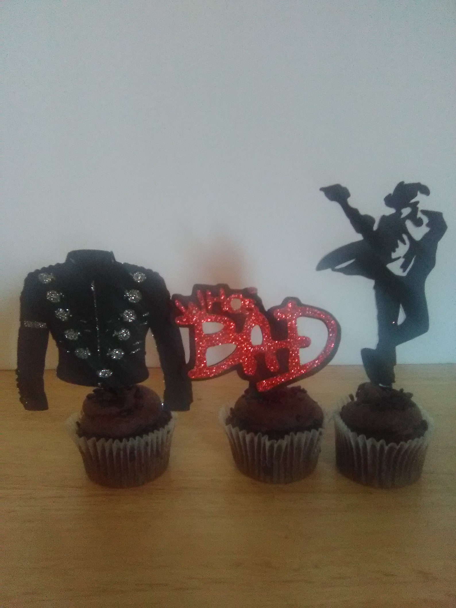 Michael Jackson Cupcake Toppers Who's Bad Michael Etsy