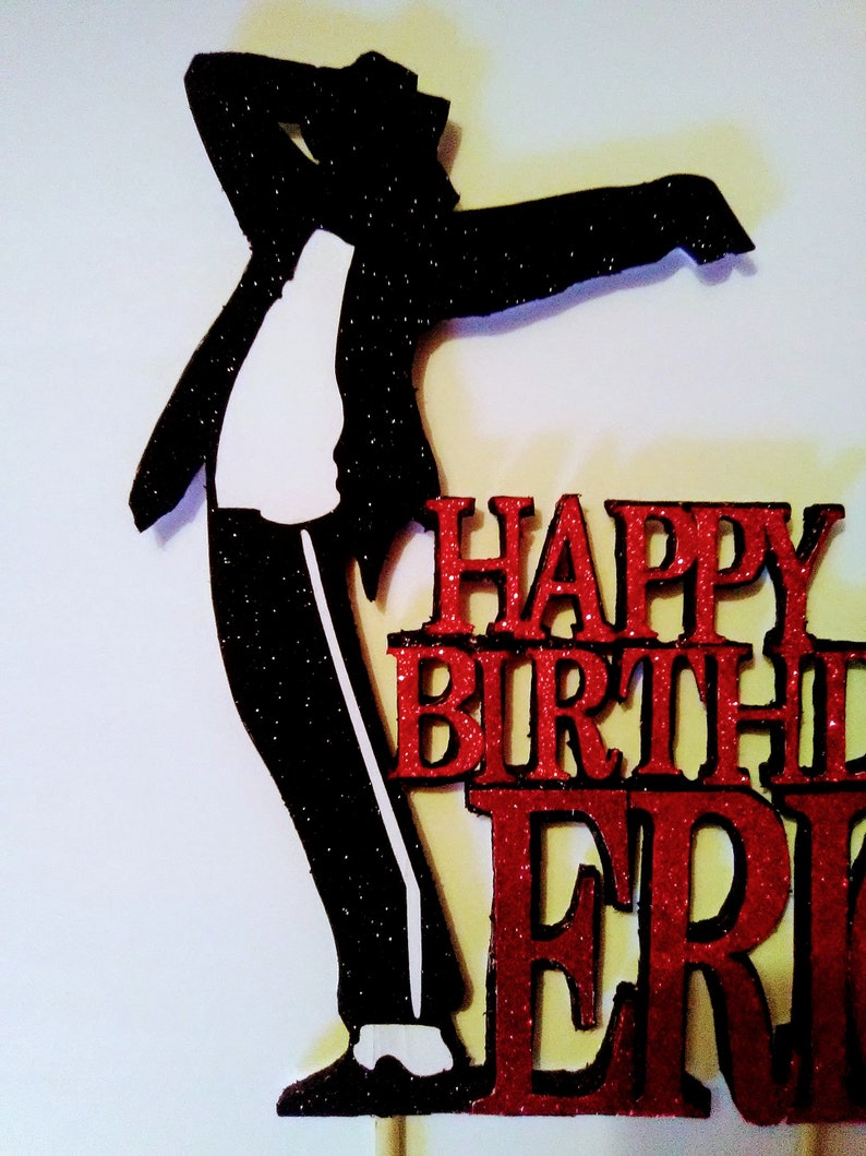 Michael Jackson Cake Topper Michael Jackson Party Decoration Etsy
