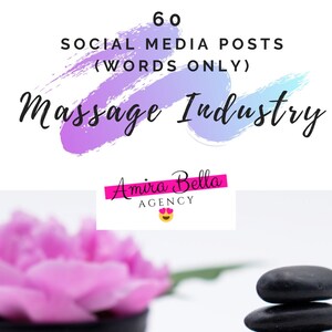 DIY Social Media Posts for Massage Therapy Industry Downloadable PDF - Etsy