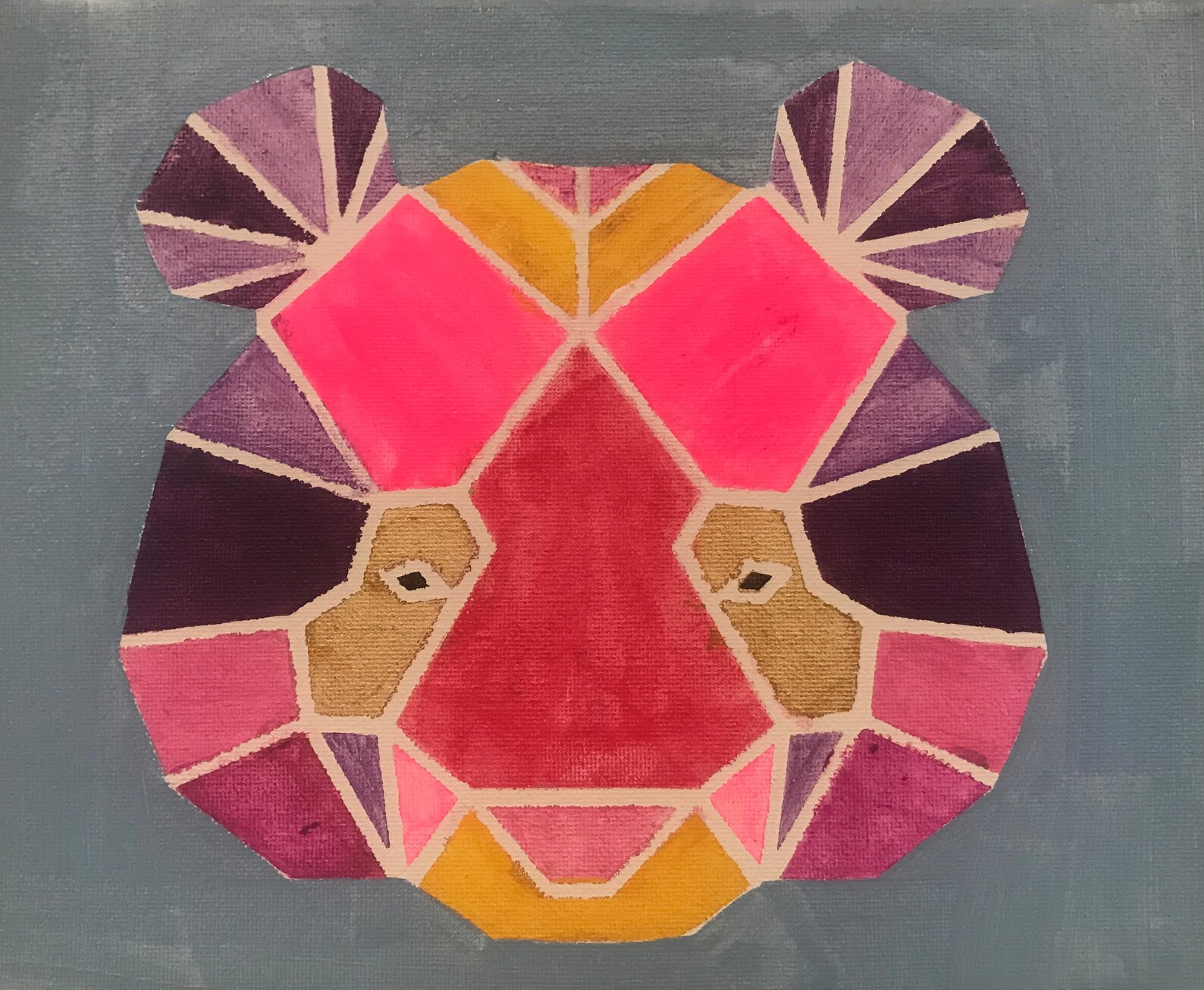 Kid's Craft Kit Bear Art Project DoItYourself Etsy