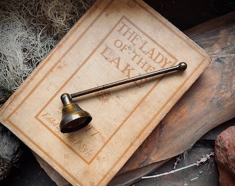 Antique Brass Candle Snuffer | Metal Snuffer | Witchcraft | Candles | Wicca | Pagan | Altar Decor