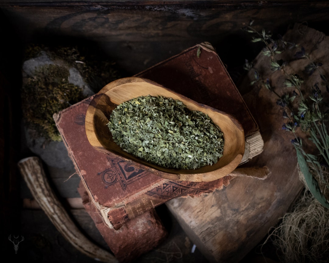 1 Oz. Organic MARSHMALLOW LEAF Loose Herb Witch Dried Herb Althaea