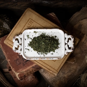 1 oz. Organic NETTLE LEAF loose herb witch dried herb Urtica dioica herb witch apothecary herbiary herbalism