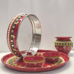 Karwa chauth / Pooja / karwachauth thali set