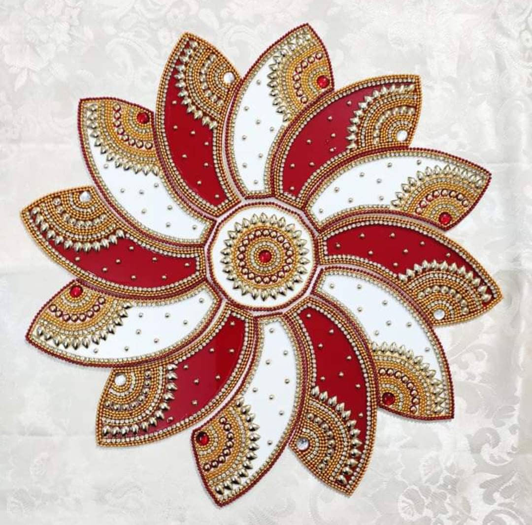 Pre-made Permanent Rangoli (set of 2)