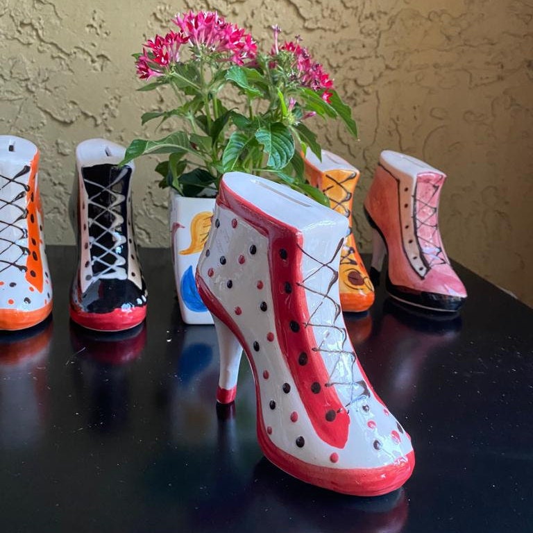 Shoe Piggy Bank Etsy