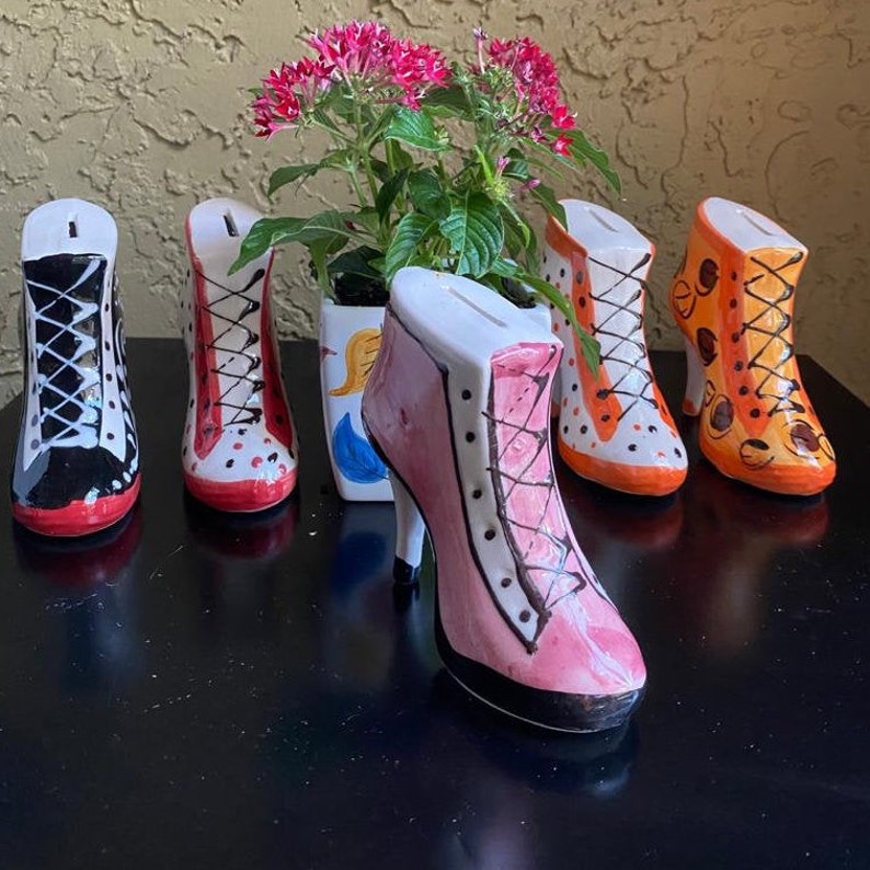 Shoe Piggy Bank Etsy