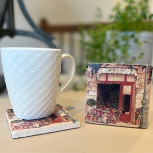 Marble Coasters of Watercolors Paintings
