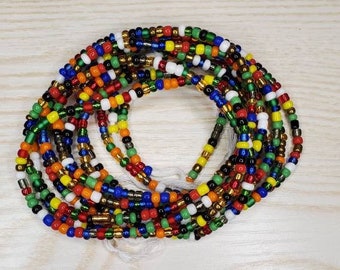 Traditional  Waistbeads, Waistbeads for weightloss, tie-on waistbeadsAfrican waistbeads