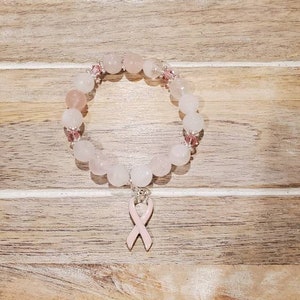 Breast cancer awareness bracelets