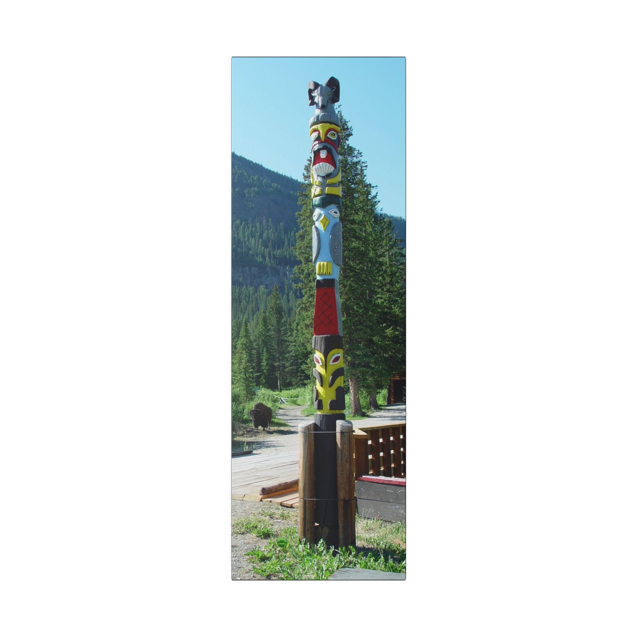 Buffalo Totem Poles - Etsy Buffalo Totem Poles - Etsy
