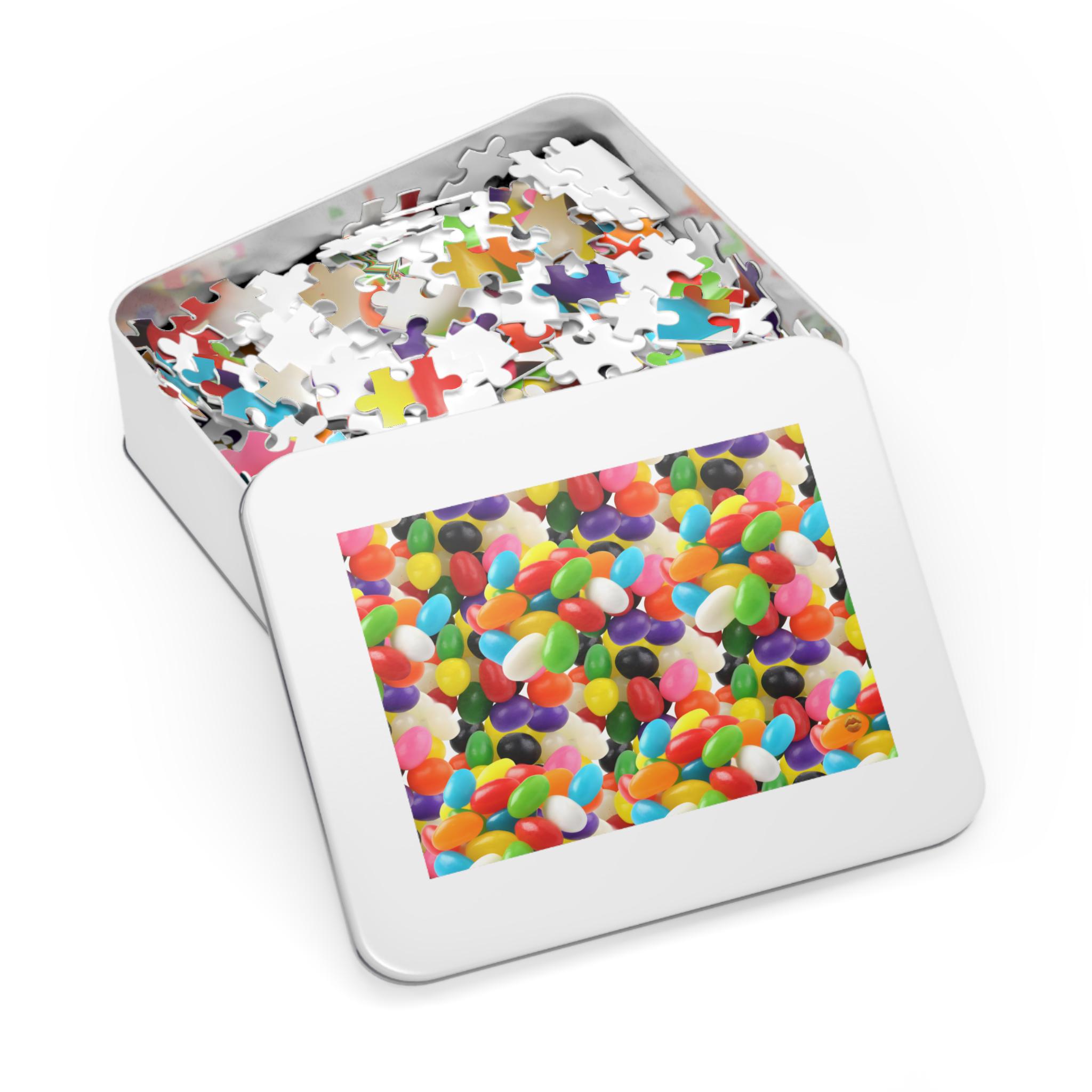 COLORFUL PEACH JIGSAW PUZZLE 500ピース Gorgeous Jigsaw 500 Piece Puzzle With Tin Jelly Beans Easter