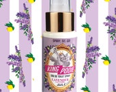 King Pooie Eau de Toilet Spray Lavender Lavatory 2 oz. with Essential Oils