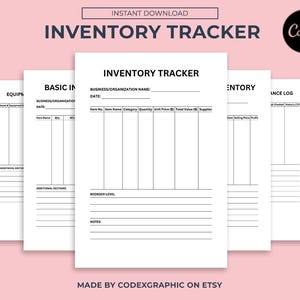 Inventory Tracker, Client Tracker, Task Tracker, Business Tracker, inventory list, inventory tracker, Order Tracker, Inventory Management,