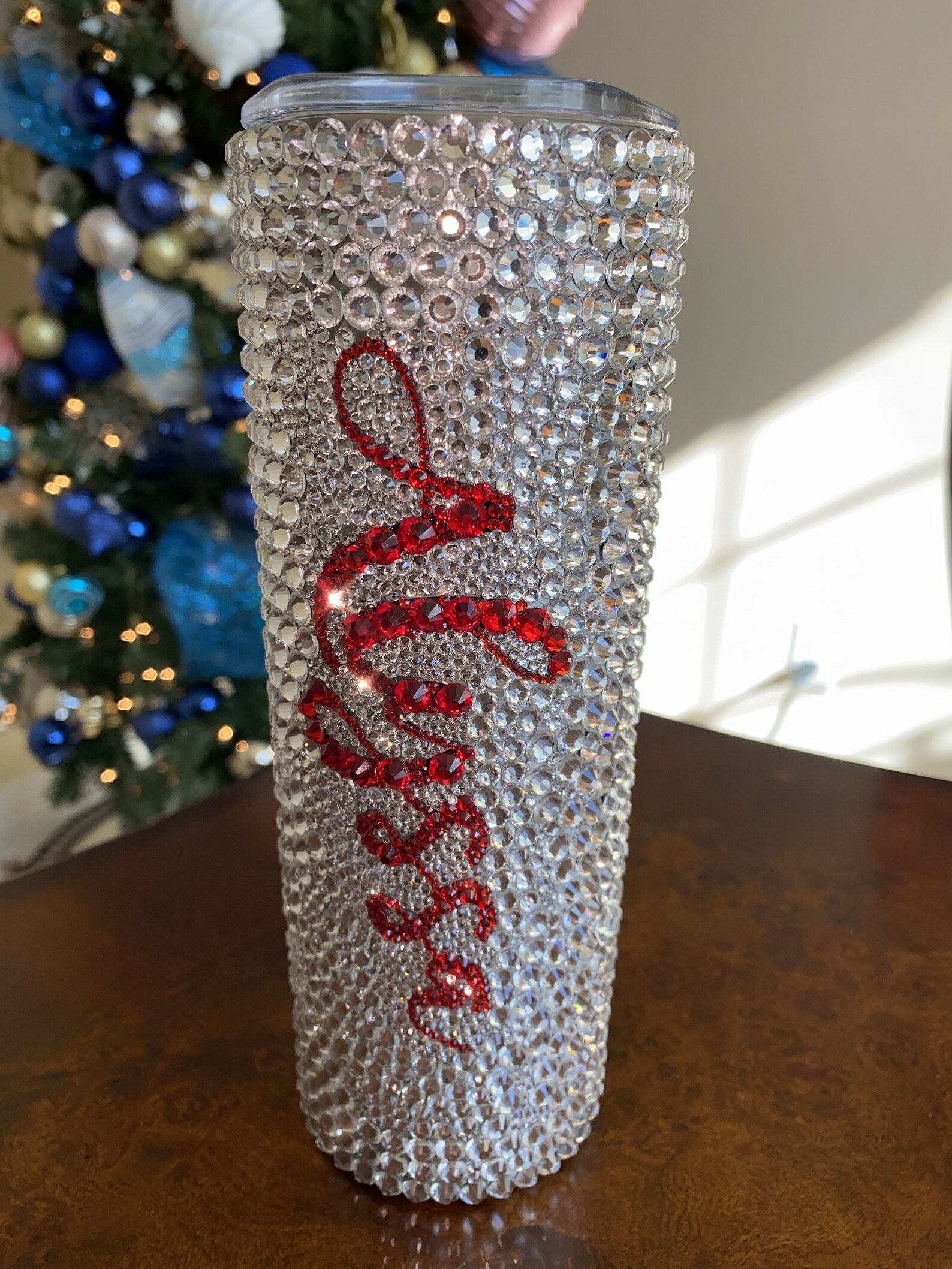 Custom rhinestone tumbler Etsy