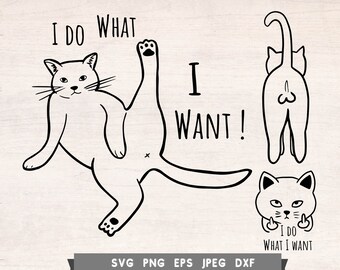 Free Free 260 Cat Giving Middle Finger Svg SVG PNG EPS DXF File